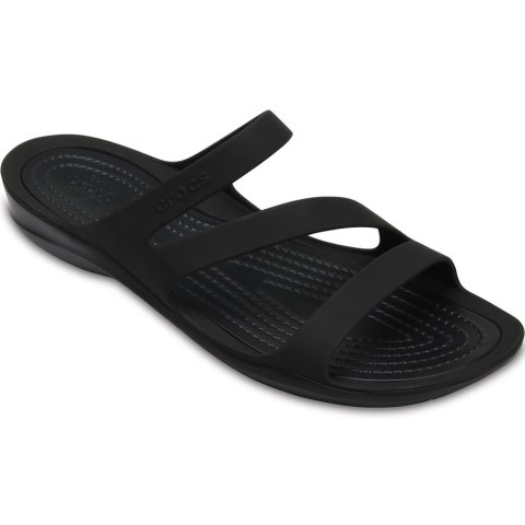 Klapki damskie Crocs Swiftwater Sandal W czarne 203998 060 Klapki damskie Crocs Swiftwater Sandal W czarne 203998 060