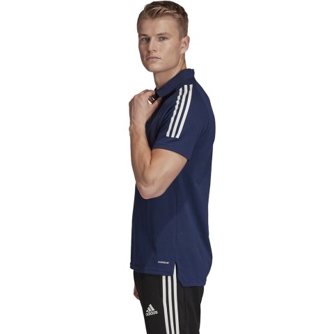 Koszulka męska adidas Condivo 20 Polo granatowo-biała ED9245 Koszulka męska adidas Condivo 20 Polo granatowo-biała ED9245