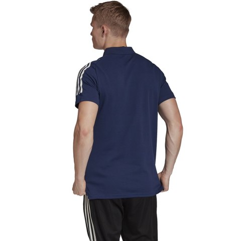 Koszulka męska adidas Condivo 20 Polo granatowo-biała ED9245 Koszulka męska adidas Condivo 20 Polo granatowo-biała ED9245
