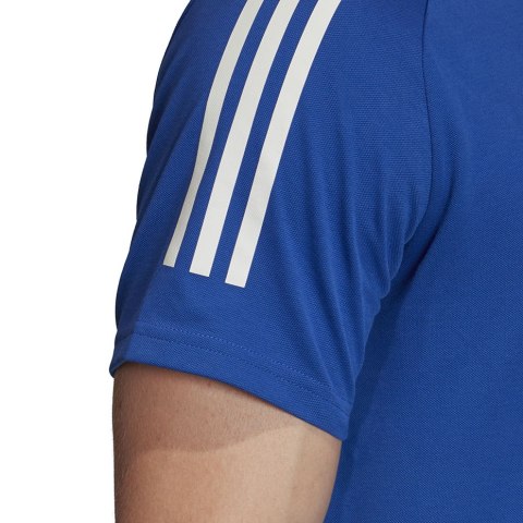 Koszulka męska adidas Condivo 20 Polo niebiesko-biała ED9237 Koszulka męska adidas Condivo 20 Polo niebiesko-biała ED9237