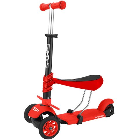 Hulajnoga Spokey Tripla 3w1 czerwona 927100 Hulajnoga Spokey Tripla 3w1 czerwona 927100