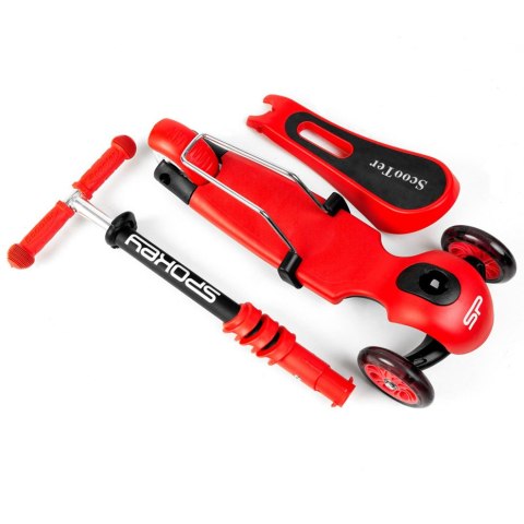 Hulajnoga Spokey Tripla 3w1 czerwona 927100 Hulajnoga Spokey Tripla 3w1 czerwona 927100