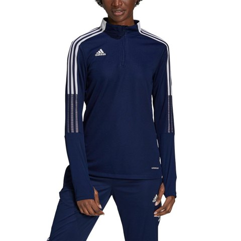 Bluza damska adidas Tiro 21 Training Top granatowa GK9660 Bluza damska adidas Tiro 21 Training Top granatowa GK9660