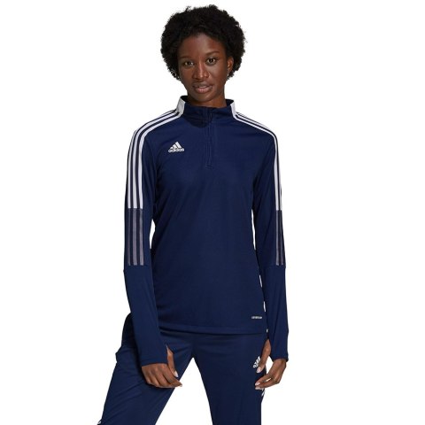 Bluza damska adidas Tiro 21 Training Top granatowa GK9660 Bluza damska adidas Tiro 21 Training Top granatowa GK9660