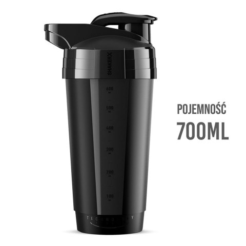 Bidon shaker NO10 600 ml czarny Bidon shaker NO10 600 ml czarny