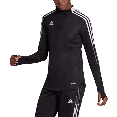 Bluza damska adidas Tiro 21 Training Top czarna GM7318 Bluza damska adidas Tiro 21 Training Top czarna GM7318