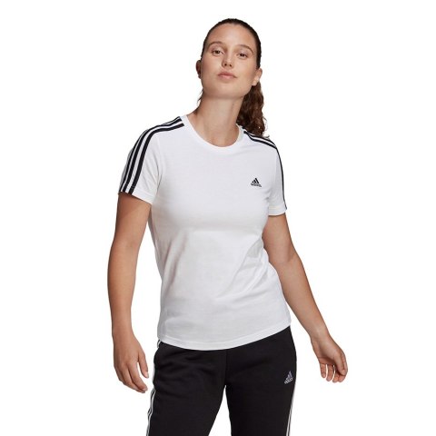 Koszulka damska adidas Essentials Slim T-Shirt biała GL0783 Koszulka damska adidas Essentials Slim T-Shirt biała GL0783