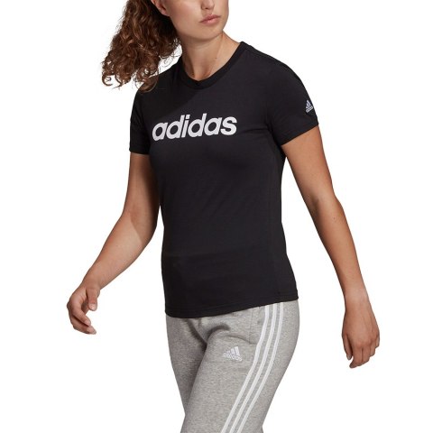 Koszulka damska adidas Essentials Slim T-Shirt czarna GL0769 Koszulka damska adidas Essentials Slim T-Shirt czarna GL0769