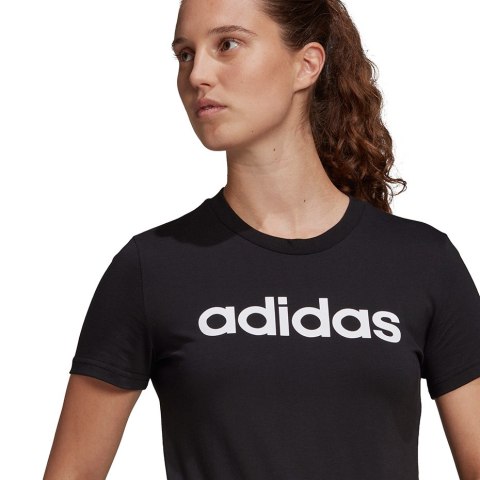 Koszulka damska adidas Essentials Slim T-Shirt czarna GL0769 Koszulka damska adidas Essentials Slim T-Shirt czarna GL0769