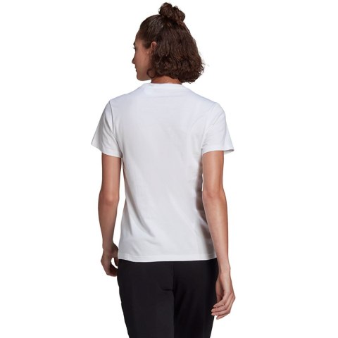 Koszulka damska adidas Loungewear Essentials Logo Tee biała GL0649