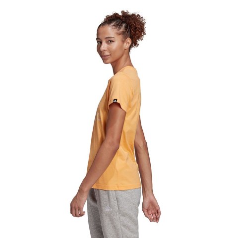 Koszulka damska adidas Outlined Floral Graphic T-Shirt żółta GL1030 Koszulka damska adidas Outlined Floral Graphic T-Shirt żółta GL1030