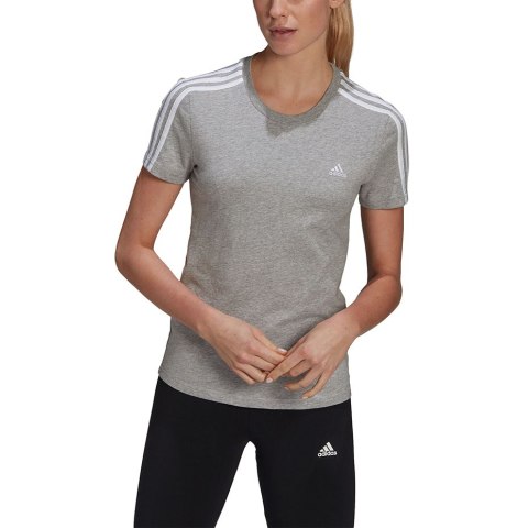 Koszulka damska adidas Essentials Slim T-shirt szara GL0785 Koszulka damska adidas Essentials Slim T-shirt szara GL0785