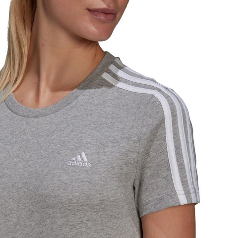 Koszulka damska adidas Essentials Slim T-shirt szara GL0785 Koszulka damska adidas Essentials Slim T-shirt szara GL0785