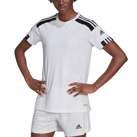 Koszulka damska adidas Squadra 21 Jersey biała GN5753 Koszulka damska adidas Squadra 21 Jersey biała GN5753