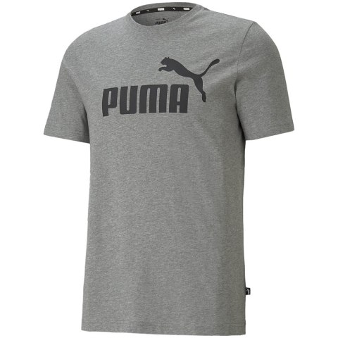 Koszulka męska Puma ESS Logo Tee Medium szara 586666 03 Koszulka męska Puma ESS Logo Tee Medium szara 586666 03