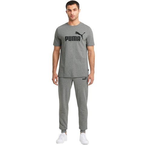 Koszulka męska Puma ESS Logo Tee Medium szara 586666 03 Koszulka męska Puma ESS Logo Tee Medium szara 586666 03