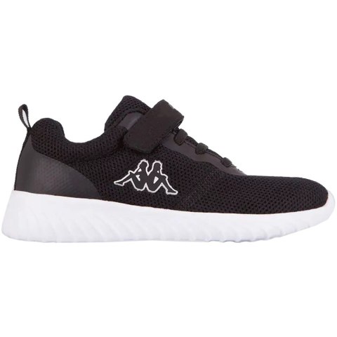 Buty dla dzieci Kappa Ces K czarno-białe 260798K 1110 Buty dla dzieci Kappa Ces K czarno-białe 260798K 1110