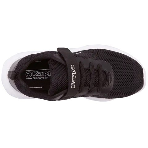 Buty dla dzieci Kappa Ces K czarno-białe 260798K 1110 Buty dla dzieci Kappa Ces K czarno-białe 260798K 1110