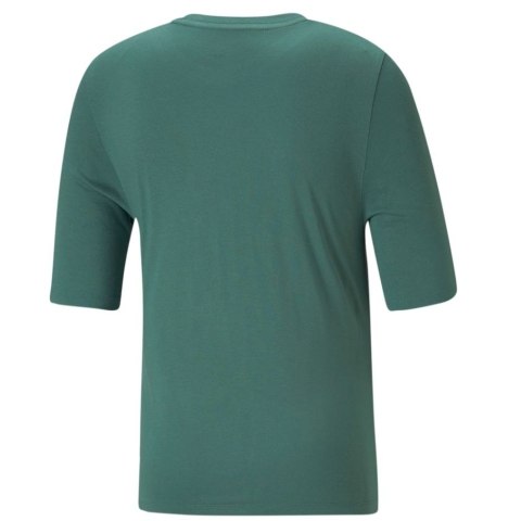 Koszulka damska Puma Modern Basics Tee Cloud zielona 585929 45 Koszulka damska Puma Modern Basics Tee Cloud zielona 585929 45
