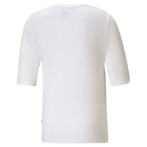 Koszulka damska Puma Modern Basics Tee biała 585929 02 Koszulka damska Puma Modern Basics Tee biała 585929 02
