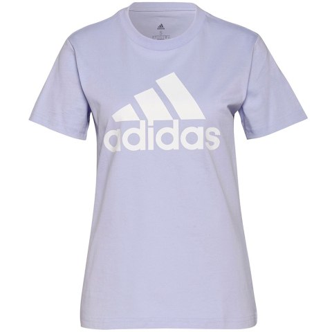 Koszulka damska adidas Loungewear Essentials Logo Tee fioletowa H07809 Koszulka damska adidas Loungewear Essentials Logo Tee fioletowa H07809