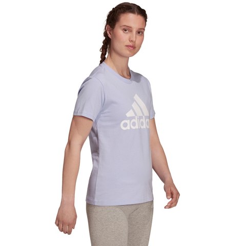 Koszulka damska adidas Loungewear Essentials Logo Tee fioletowa H07809 Koszulka damska adidas Loungewear Essentials Logo Tee fioletowa H07809