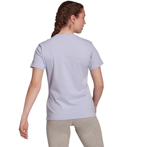 Koszulka damska adidas Loungewear Essentials Logo Tee fioletowa H07809 Koszulka damska adidas Loungewear Essentials Logo Tee fioletowa H07809