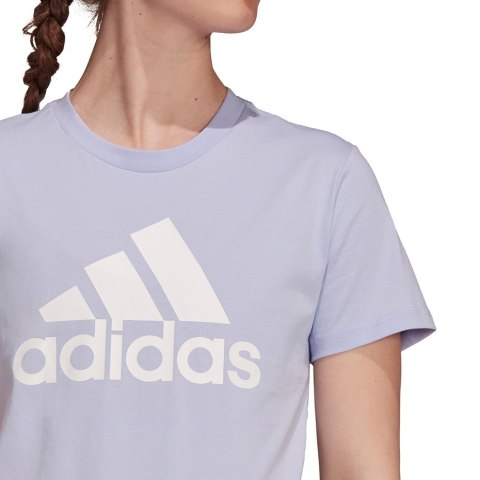 Koszulka damska adidas Loungewear Essentials Logo Tee fioletowa H07809 Koszulka damska adidas Loungewear Essentials Logo Tee fioletowa H07809