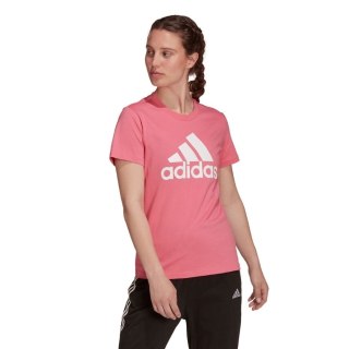 Koszulka damska adidas Loungewear Essentials Logo Tee różowa H07811