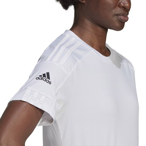 Koszulka damska adidas Squadra 21 Jersey biała GN5759 Koszulka damska adidas Squadra 21 Jersey biała GN5759