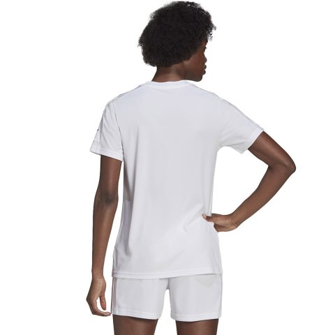 Koszulka damska adidas Squadra 21 Jersey biała GN5759 Koszulka damska adidas Squadra 21 Jersey biała GN5759
