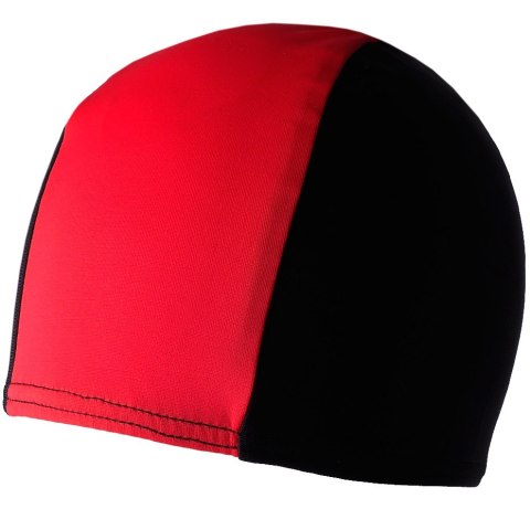 Czepek pływacki Crowell Lycra Junior czarno-czerwony Czepek pływacki Crowell Lycra Junior czarno-czerwony