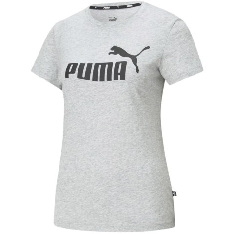 Koszulka damska Puma ESS Logo Tee szara 586774 04 Koszulka damska Puma ESS Logo Tee szara 586774 04