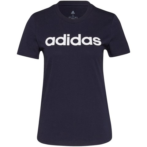 Koszulka damska adidas Essentials Slim Logo granatowa H07833 Koszulka damska adidas Essentials Slim Logo granatowa H07833