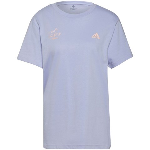 Koszulka damska adidas Signature Tee fioletowa GV1344 Koszulka damska adidas Signature Tee fioletowa GV1344