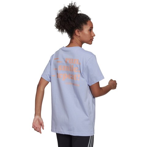 Koszulka damska adidas Signature Tee fioletowa GV1344 Koszulka damska adidas Signature Tee fioletowa GV1344