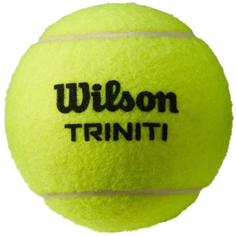 Piłki do tenisa ziemnego Wilson Triniti 4 szt. żółte WRT115200 Piłki do tenisa ziemnego Wilson Triniti 4 szt. żółte WRT115200