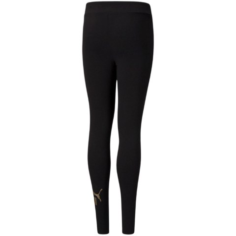 Legginsy dla dzieci Puma ESS+Logo czarne 587050 56 Legginsy dla dzieci Puma ESS+Logo czarne 587050 56