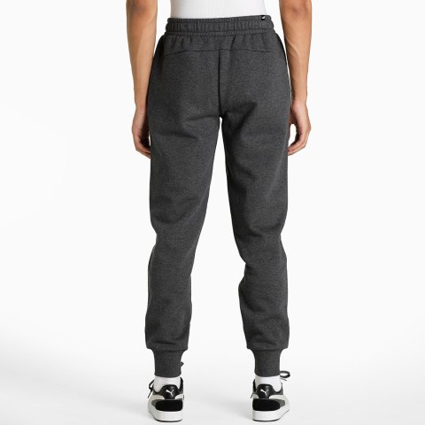 Spodnie męskie Puma ESS Logo Pants FL ciemnoszare 586714 07 Spodnie męskie Puma ESS Logo Pants FL ciemnoszare 586714 07