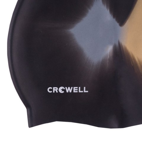 Czepek pływacki silikonowy Crowell Multi Flame czarny kol.08 Czepek pływacki silikonowy Crowell Multi Flame czarny kol.08