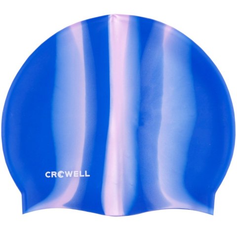 Czepek pływacki silikonowy Crowell Multi Flame niebiesko-różowy kol.06 Czepek pływacki silikonowy Crowell Multi Flame niebiesko-różowy kol.06