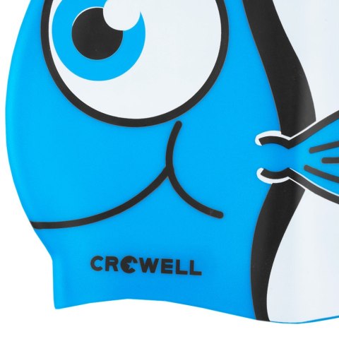 Czepek pływacki silikonowy dla dzieci Crowell Nemo Jr niebieski Czepek pływacki silikonowy dla dzieci Crowell Nemo Jr niebieski