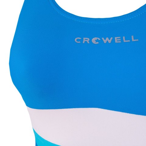 Kostium kąpielowy damski Crowell Katie kol.03 niebiesko-błękitno-biały Kostium kąpielowy damski Crowell Katie kol.03 niebiesko-błękitno-biały