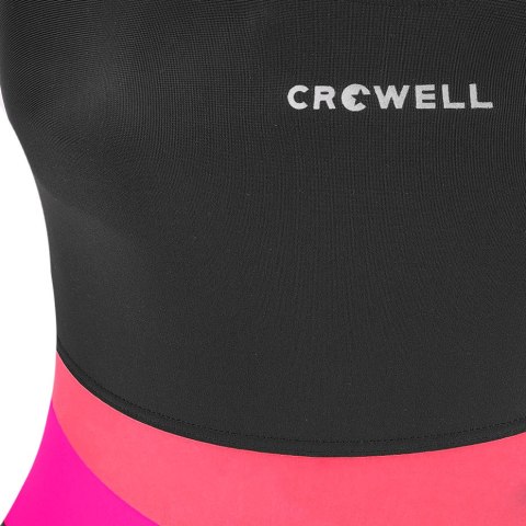 Kostium kąpielowy damski Crowell Lola kol.03 czarno-różowy Kostium kąpielowy damski Crowell Lola kol.03 czarno-różowy