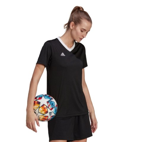 Koszulka damska adidas Entrada 22 Jsy czarna H57572 Koszulka damska adidas Entrada 22 Jsy czarna H57572