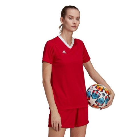 Koszulka damska adidas Entrada 22 Jersey czerwona H57571