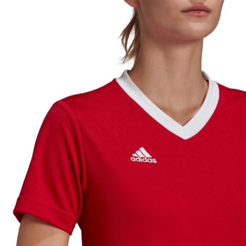 Koszulka damska adidas Entrada 22 Jersey czerwona H57571