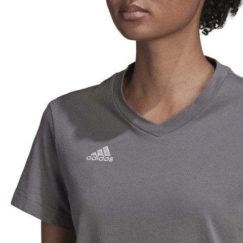 Koszulka damska adidas Entrada 22 Jersey szara HC0439 Koszulka damska adidas Entrada 22 Jersey szara HC0439