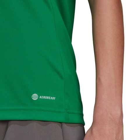 Koszulka damska adidas Entrada 22 Jersey zielona HI2124 Koszulka damska adidas Entrada 22 Jersey zielona HI2124
