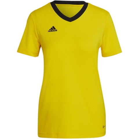 Koszulka damska adidas Entrada 22 Jersey żółta HI2125 Koszulka damska adidas Entrada 22 Jersey żółta HI2125